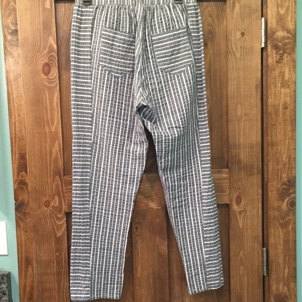 Linen blend pants